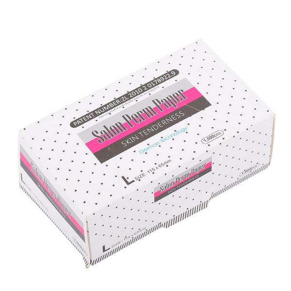 Hair Perm Paper, Barber Shop Perm End Paper, Professional Salon Perm Paper Hot Cold Hair Curling, Mesh Breathable Perming Paper Styling Hair in Salon or at Home (perm paper)