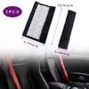 Dickno 2 PCS Car Seat Belt Pads Cover, Soft Comfortable Safe Belt Shoulder Strap Covers Harness Pad Helps Protect Your Neck and Shoulder, Universal Interior Accessories for Most Vehicles (Black)