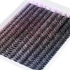 Lash Clusters 330Pcs Cluster Eyelash Extensions 40D Individual Lashes Fluffy D Curl Lash Clusters Extension DIY Wispy Volume False Eyelashes Clusters