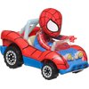 Hot Wheels RacerVerse Toy Cars 2-Pack, Set of 2 Die-Cast Vehicles with Character Driver, Optimized for Track Performance : Spider Man & Green Goblin