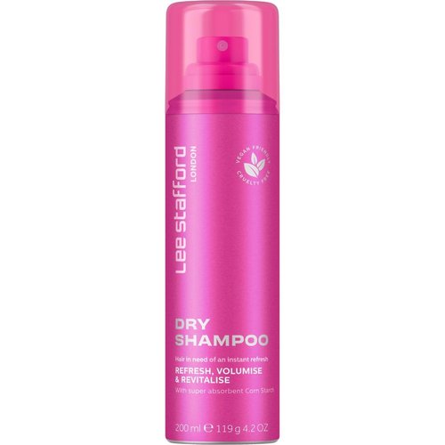 Lee Stafford Dry Shampoo | Original Dry Shampoo, No Rinse, Refresh Hair Between Washes, 200ml