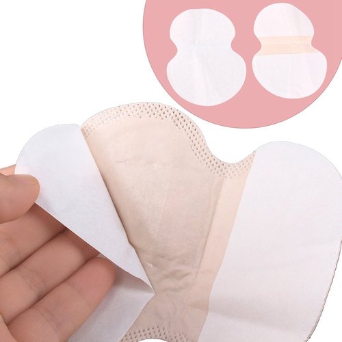 Underarm Sweat Pads,50 Pair Disposable Armpit Absorbent Patches for Hyperhidrosis and Excessive Sweating, Underarm Sweat Pads Non Visible Dress Guards/s Provides Armpit Protection