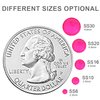 BLINGINBOX Flatback Glass Rhinestones,Neon Gems 1440pcs Non Hotfix Crystal Rhinestones for Nail Crafts Clothes Tumblers Face Makeup,Rose Neon,SS20