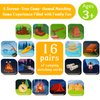 Memory Matching Game for Kids - 32pc Summer Camp Concentration Memory Card Matching Learning Toys Gifts for Preschool Toddler,Children,Boys and Girls Ages 3-5,3,4,5 and Up