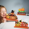 4 Pieces Thanksgiving Party Decorations Wooden Happy Fall Y'all Party Supplies Thanksgiving Centerpieces Autumn Table Decorations for Home Party Holiday