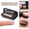 Dual Color Eyeshadow,Waterproof Glitter Eye Shadow,Smooth Texture Highly Pigmented Dual-Color Eyeshadow Eyeshadow Shimmer Long Lasting For Eye Makeup(04#)