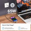 iAXBi Magnetic Data Cable 3-Pack (4ft/4ft/6.6ft) PD65W Fast Magnetic Phone Slant Charging Cable for iPhone14/13/Samsung/Pixel/MacBook/ipad Air Fast Charging Data Transfer Magnetic C-Cable