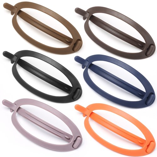 6 Pcs Flat Hair Clips Lay Down Claw Clips Non-slip Lay Flat Hair Clips for Thin Hair Hair Minimalist Design Clips for Multi Hair Types Barrettes Hair Accessories for Women