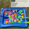 MIDOCCHIO Fishing Toys for Kids 3-5,Magnetic Fishing Pool Toys Game for Kids - Water Table Bathtub Kiddie Party Toy with Pole Rod Net Plastic Floating Fish Toddler Gifts.