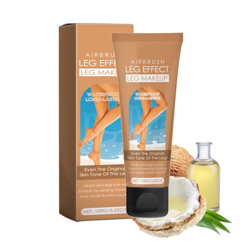 Leg Makeup, Waterproof Black Skin Body Foundation Lotion, Transfer-Proof, and Long-Lasting Coverage for Flawless Legs, Light, Easy Application for Varicose Veins, Scars, Tattoos (Wheat)