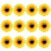 Framendino, 12 Pack Sunflower Hair Clip Flower Hair Pins Duckbill Hairpin Alligator Barrettes Clamp Hair Accessories for Women Girls Summer Beach Party