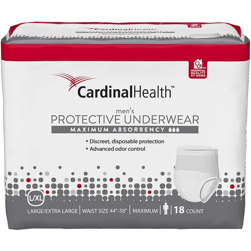Cardinal Maximum Absorbency Protective Underwear for Men