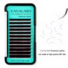 Eyelash Extensions 0.07 D Curl 12mm Lash Extensions Supplies Individual Lashes Premium Silk Volume & Classic Lash Soft Matte Dark Professional Eyelashes Extension (0.07-D-12mm)