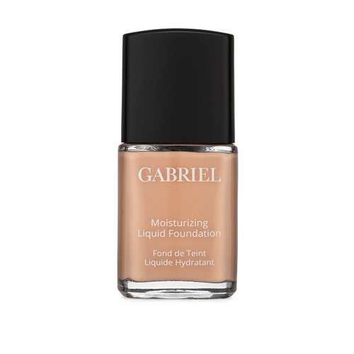 Gabriel Cosmetics Liquid Foundation, Organic Formula- 1 fl oz. (True Beige, 1.0)