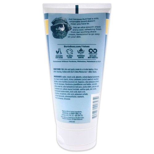 Burt's Bees Cooling Shave Cream Men 5 oz