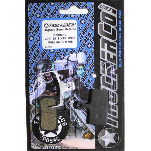 Organic Semi-Metallic brake pads compatible with Shimano 2011-2020 XTR XT SLX deore BR-M9020 trail BR-M9000 M987 M985 M8000 M988 M785 RS785 R785 S700 RS685 M675 M666 M615 M610 F01A F03C G01A G03C G03s