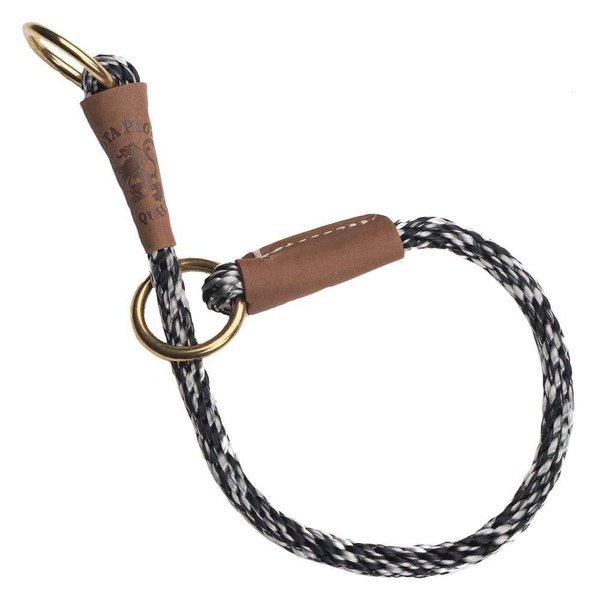 Mendota Pet Command Slip Collar - Dog Training Collar - Made in The USA - Salt and Pepper - 20 in