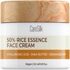 CARESILK Rice Cream for Face - Organic Rice Ceramide Moisturizing Cream with Hyaluronic Acid - Natural Black Rice Eye Cream - Vegan Facial Essence - Face Cream