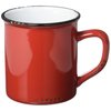 Abbott Collection Enamel Look Stoneware Mug, Red -