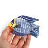 Blue Striped Fish Hair Claw Personalized Ocean Animal Acetate Hair Claw Clip for Women, Hair Clip Animal Acetate Cute Claw Clips Fit for Thick or Thin Hair