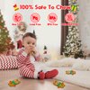 NPET Christmas Teether Baby Toy 3-12 Months, Christmas Themed Snowman & Tree Baby Teething Toy Sore Gums Relief 6-12 Months, Christmas Stocking Stuffer Teethers Christmas Gifts Boys & Girls
