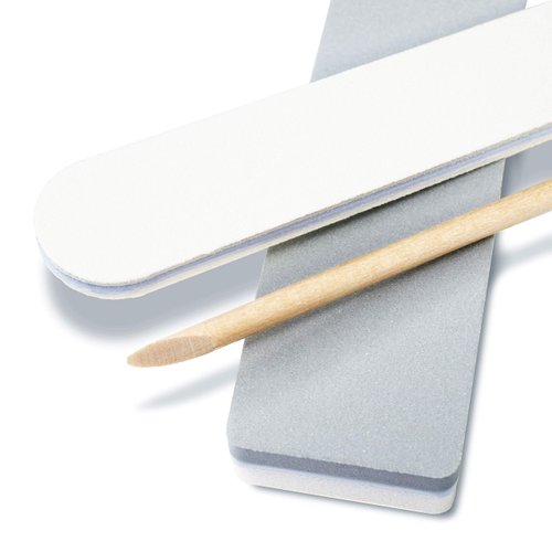 DipWell Nail Buffer Manicure Kit, Nail Files and Buffers, and Cuticle Pusher (1 Set)