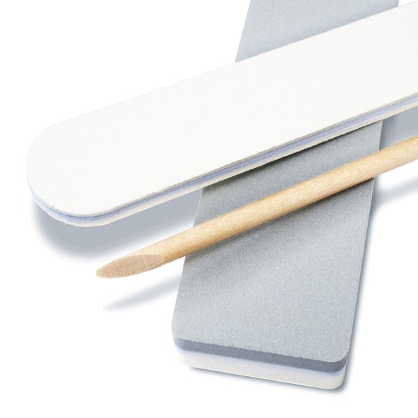 DipWell Nail Buffer Manicure Kit, Nail Files and Buffers, and Cuticle Pusher (1 Set)