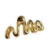 Gold Snake Hair Claw Clip Gold Line Hair Clip Metal Snake Shape Creative Claw Clips for Women Girls Hair Accessories Fashionable Hair Claw Clips for Thick-gol Clips and Barrettes