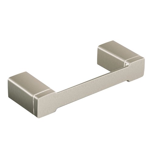 Moen YB8808BN 90 Degree Modern Double Post Pivoting Toilet Paper Holder, Brushed Nickel