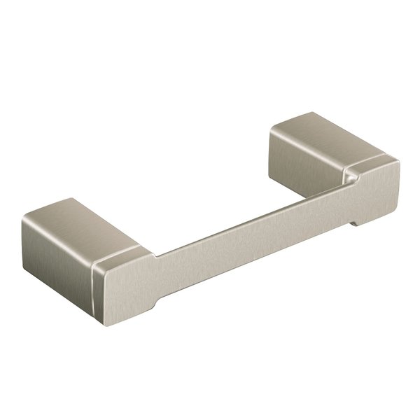 Moen YB8808BN 90 Degree Modern Double Post Pivoting Toilet Paper Holder, Brushed Nickel