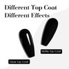 CANNI Black Gel Nail Polish, 1 Pcs 16ml Pure Black Gel Polish Soak Off LED Nail Gel Polish Set Nail Art Starter Manicure Salon DIY at Home