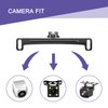 Flygun Pack-1 Car Rear View Camera Bracket, Metal Dash Cam Mount Kit, Waterproof License Plate Mount, Back Up Camera Installation Tool, Automotive Parts, Universal for Most Cars (Black)