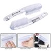 Yebeauty Nail Brush for Cleaning fingernails Clear, 2 Pack Fingernail Brush Hand Scrub Cleaning Nail Brushes with Case Plastic Hand Finger Toes Scrubbing Brush, Pedicure Nail Scrubber