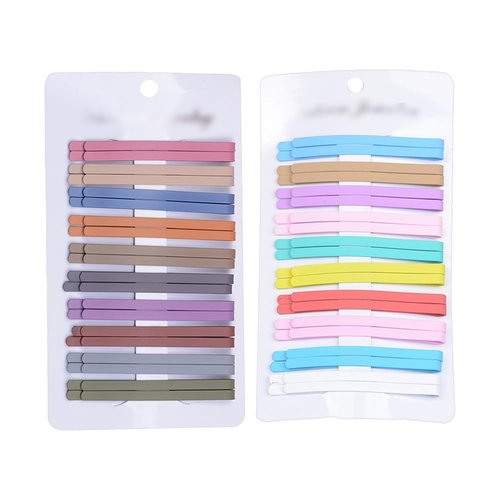 40 Pcs 6 cm Metal Hair Bobby Pins Cute Hair Bobby Clips Colored Hair Pins Hair Styling Bobby Barrettes for Women Girls