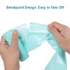 1.2 Gallon Biodegradable Trash Bags Small Trash Bags Unscented Garbage Bags Compostable Wastebasket Can Liners for Bathroom,Home, Office , Baby diaper(Emerald, 125 Count (Pack of 1))