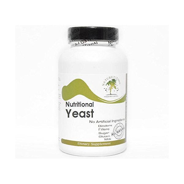 Naturetition Supplements Nutritional Yeast - B Vitamins ~ 100 Capsules - No Additives