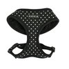 Puppia Dotty Dog Harness Over-The-Head No Pull No Choke Walking Training Adjustable for Small & Medium Dog, X-Small, Black