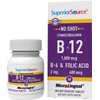 Superior Source No Shot Vitamin B12 Cyanocobalamin (1000 mcg), B6, Folic Acid, Quick Dissolve MicroLingual Tablets, 60 Count, Increase Energy, Healthy Heart, Boost Metabolism, Stress Support, Non-GMO