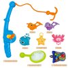 Bath Toy, Fishing Floating Bath Squirters Toy and Water Spoon with Organizer Bag(8 Pack), KarberDark Fish Net Game in Bathtub Bathroom Pool Bath Time for Kids Toddler Baby Boys Girls by KarberDark