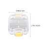 EXCEART 5Pcs Membrane Tooth Boxes Transparent Membrane Film Tooth Box with Latch Denture Storage Boxes