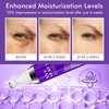 Under Eye Roller Serum|8% Caffeine Eye Cream for Dark Circles Puffy Eye Bags Fine Lines Wrinkles, 360° Massage Ball Cream, 8% Hyaluronic Acid Caffeine Peptide Eye Serum, Eye Skin Care