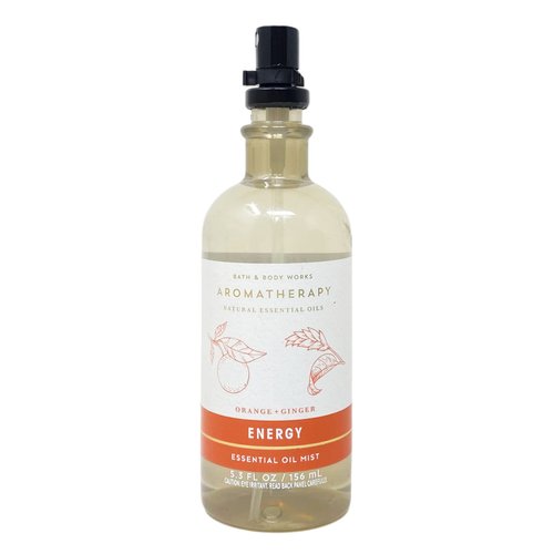 Bath & Body Works Aromatherapy Orange + Ginger 3 Pack Essential Oil Mist Gift Set Bundle with a Natural Oats Bar Soap - Full Size