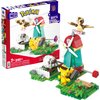 MEGA Pokémon Building Toys Set, Countryside Windmill with 240 Pieces, Motion and 3 Poseable Action Figures, for Kids