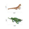 UANDME 8pcs Lizard Animal Figurines Realistic Reptile Animal Figures Chameleon Prank Props Scary Toy Playset Wilde Life Creatures