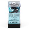 DND Dice Set-Chessex D&D Dice-16mm Gemini Black, Shell, and White Plastic Polyhedral Dice Set-Dungeons and Dragons Dice Includes 12 Dice – D6, Various (CHX26646)