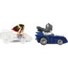 Hot Wheels Toy Cars, Set of 2 RacerVerse Die-Cast Vehicles with Character Drivers Optimized for Performance on RacerVerse Track (Styles May Vary)