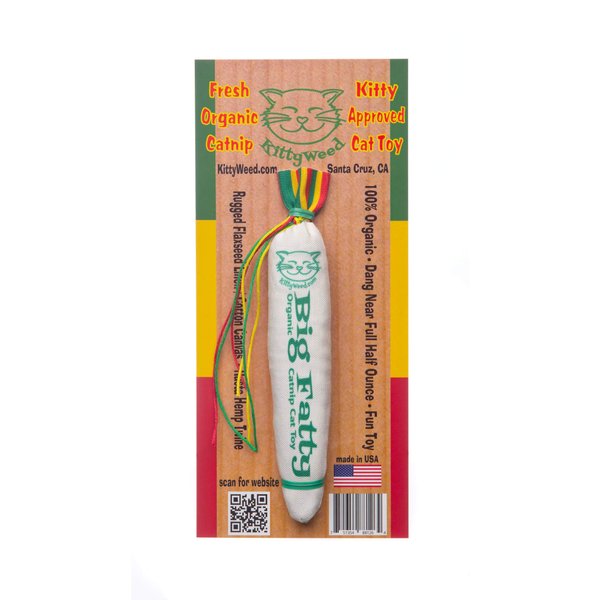 KittyWeed’s Big Fatty Catnip Cat Toy - One of the Most Potent Catnip Toys on the Market!