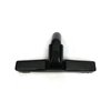 Hardwood Universal Vacuum Cleaner Floor Brush 1 ¼ inch (1.25'') (32mm) Inner Diameter with Horse Hair Soft Bristles 10” Wide Black