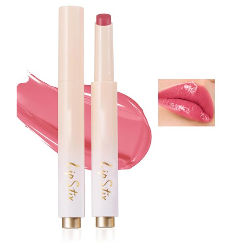 Easilydays Mirror Water Lip Balm Tint, Long-Lasting, High Pigmented Lipstick, Lip Stain, Waterproof, Dewy Water Lightweight Matte Finish, Non-Stick Cup Velvet Lip Glass Lip Makeup for Women, 04