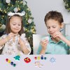 ArtCreativity Christmas Ceramic Painting Kit for Kids - 6 Ceramic Figures, 2 Paint Sets, and 2 Brushes - DIY Christmas Painting Crafts for Toddlers 3 4 5 6 7 8 - Kids’ Paint Activity Set